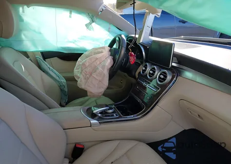 2018 Mercedes-Benz Glc 300 Coupe 4Matic из США, поврежденный, VIN WDC0J4KB4JF303133